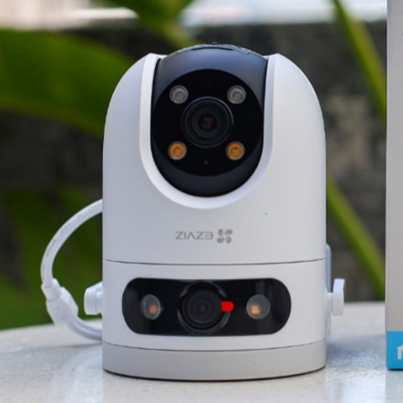 Camera ngoài trời wifi 2 mắt EZVIZ H9C 5MP+5MP Xoay 360 đàm thoại (hàng chính hãng)