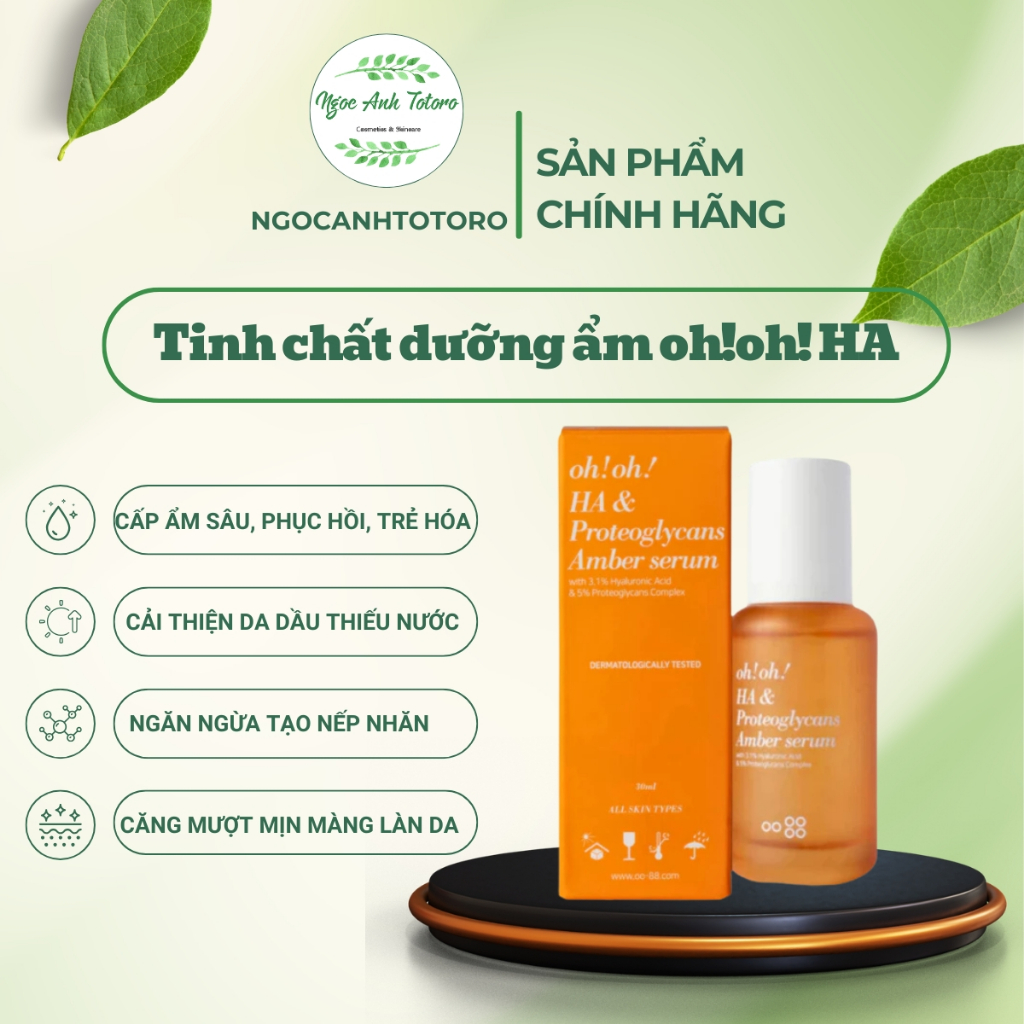[Hàng công ty] Serum HA Oh Oh dưỡng ẩm làm dịu da