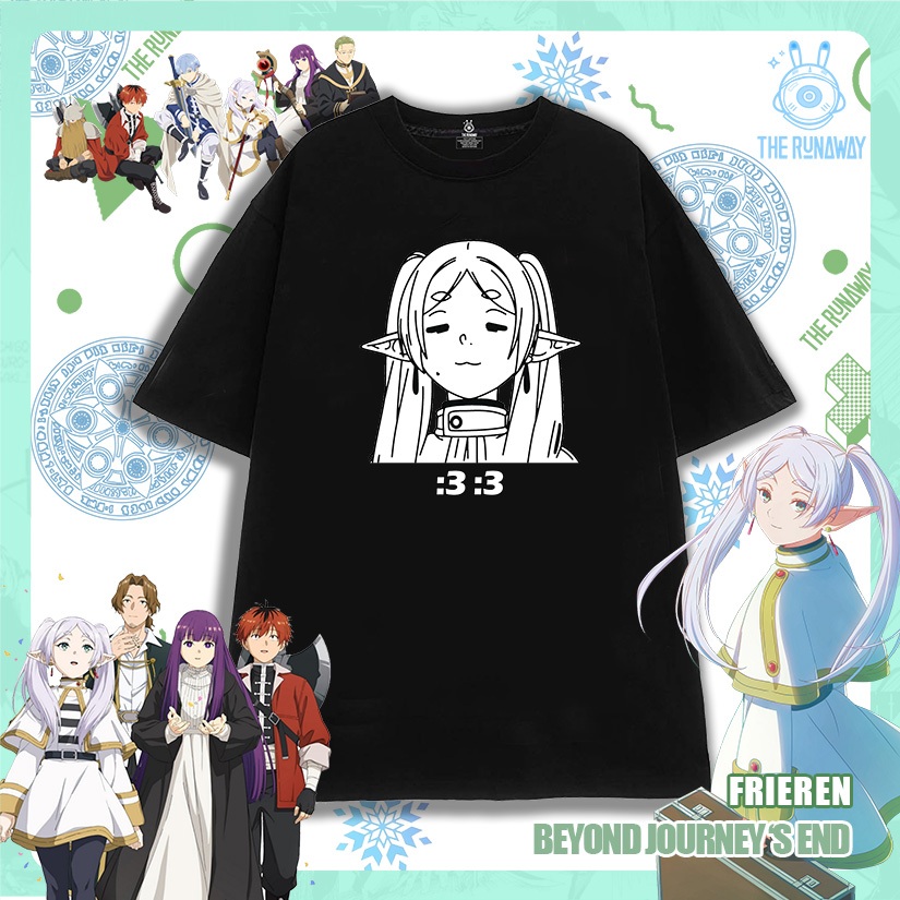 Áo phông Frieren: Beyond Journey's End: Frieren - Cotton 100% cho Nữ / Nam by The Runaway