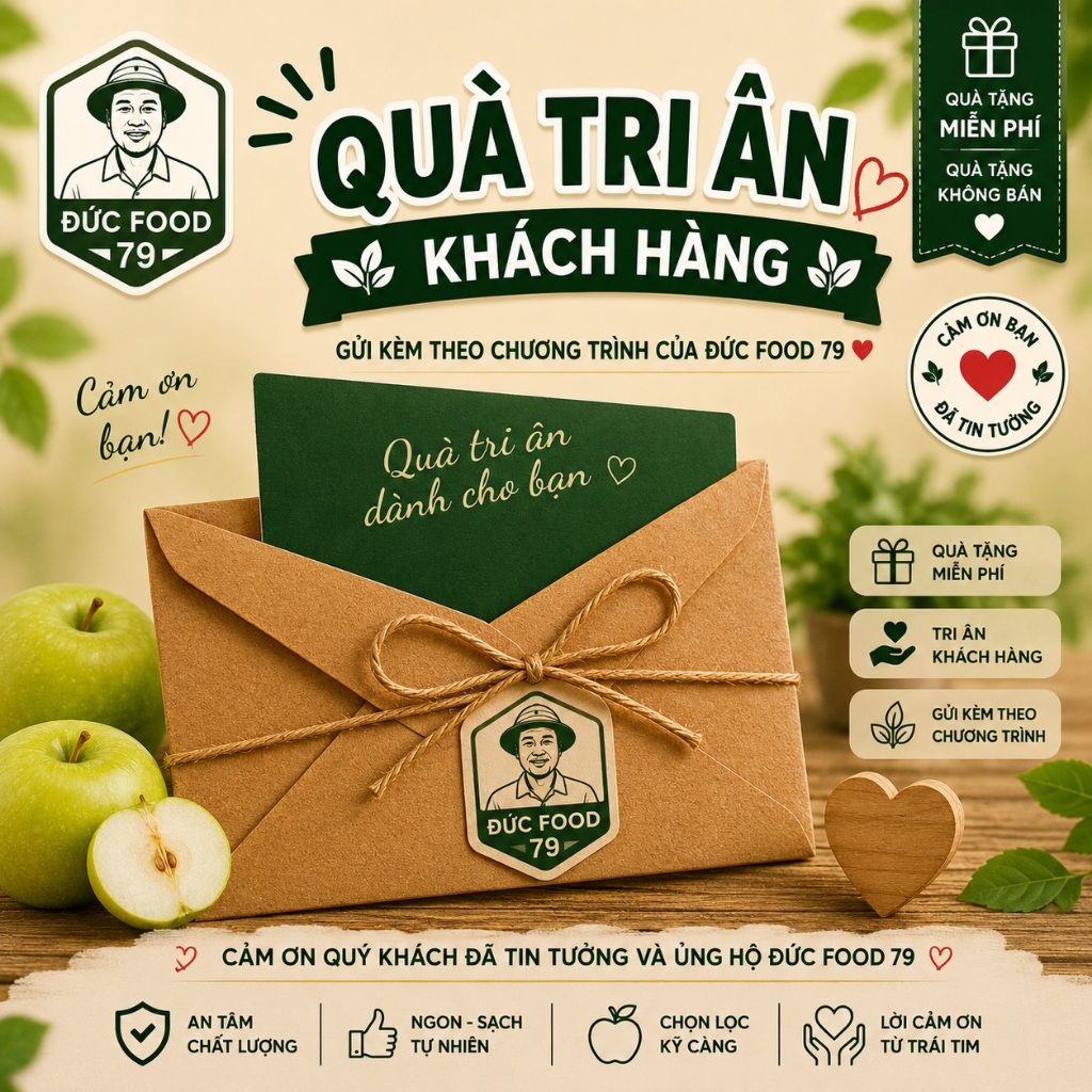 QUÀ TRI ÂN KHÁCH HÀNG | KHÔNG BÁN RIÊNG | ĐỨC FOOD 79