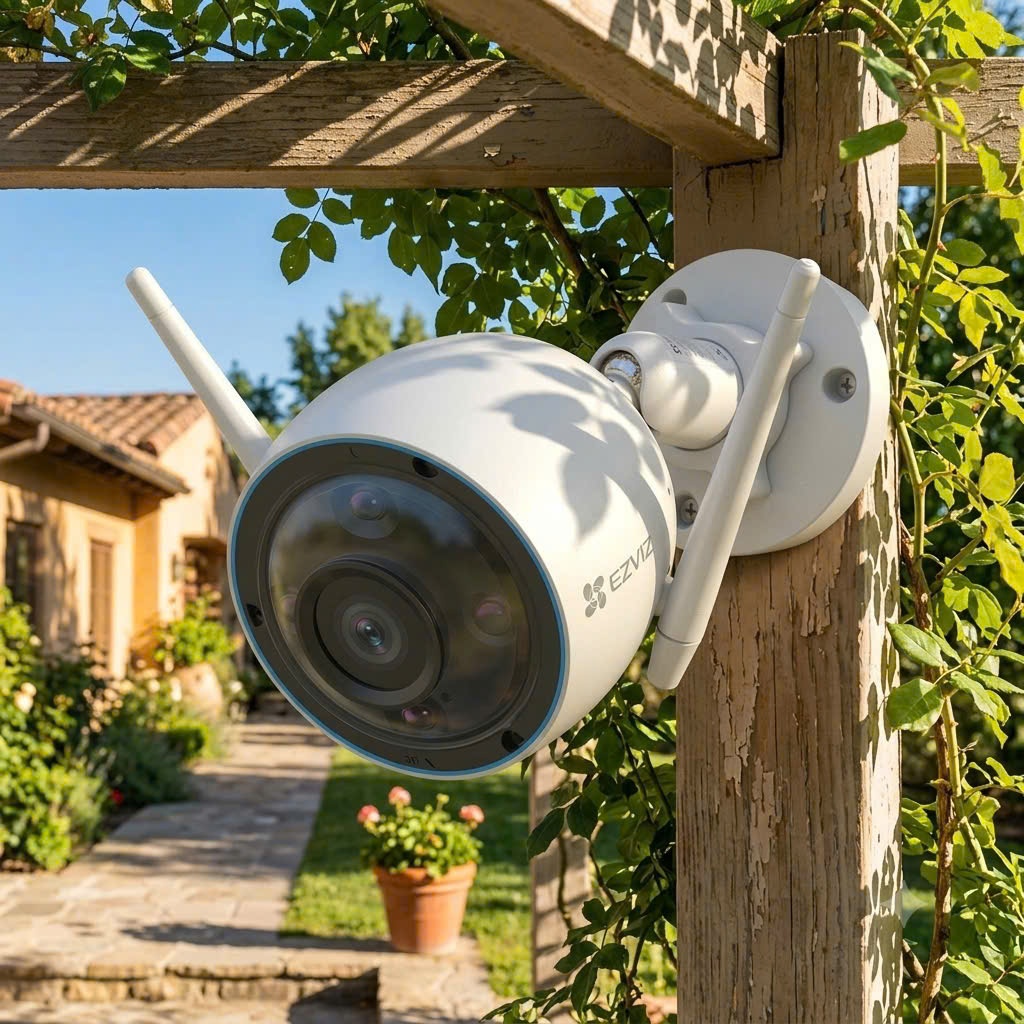 Camera wifi Ngoài Trời có mầu ban đêm có đàm thoại EZVIZ H3 3MP H3C 3MP (chính hãng)
