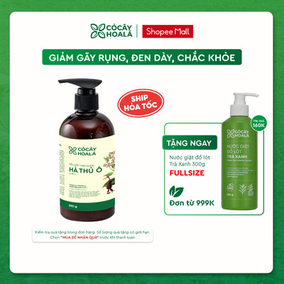 Dầu Gội Thảo Dược Hà Thủ Ô 2in1 Cỏ Cây Hoa Lá 300g - Giúp Giảm Gãy Rụng, Dưỡng Tóc Chắc Khỏe
