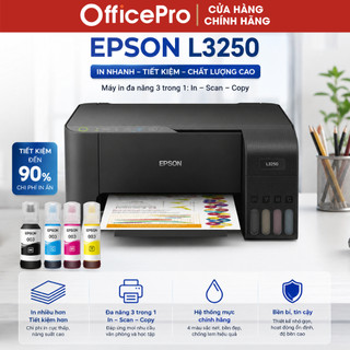 Máy in phun màu đa chức năng Epson EcoTank L3250 (in,copy,scan,wifi)