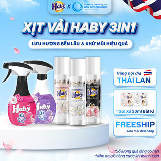 [Nội Địa Thái Lan] Xịt Thơm Vải & Khử Mùi Phòng HABY - Hương Nước Hoa, Lưu Hương Lâu, Khử Mùi Hiệu Quả
