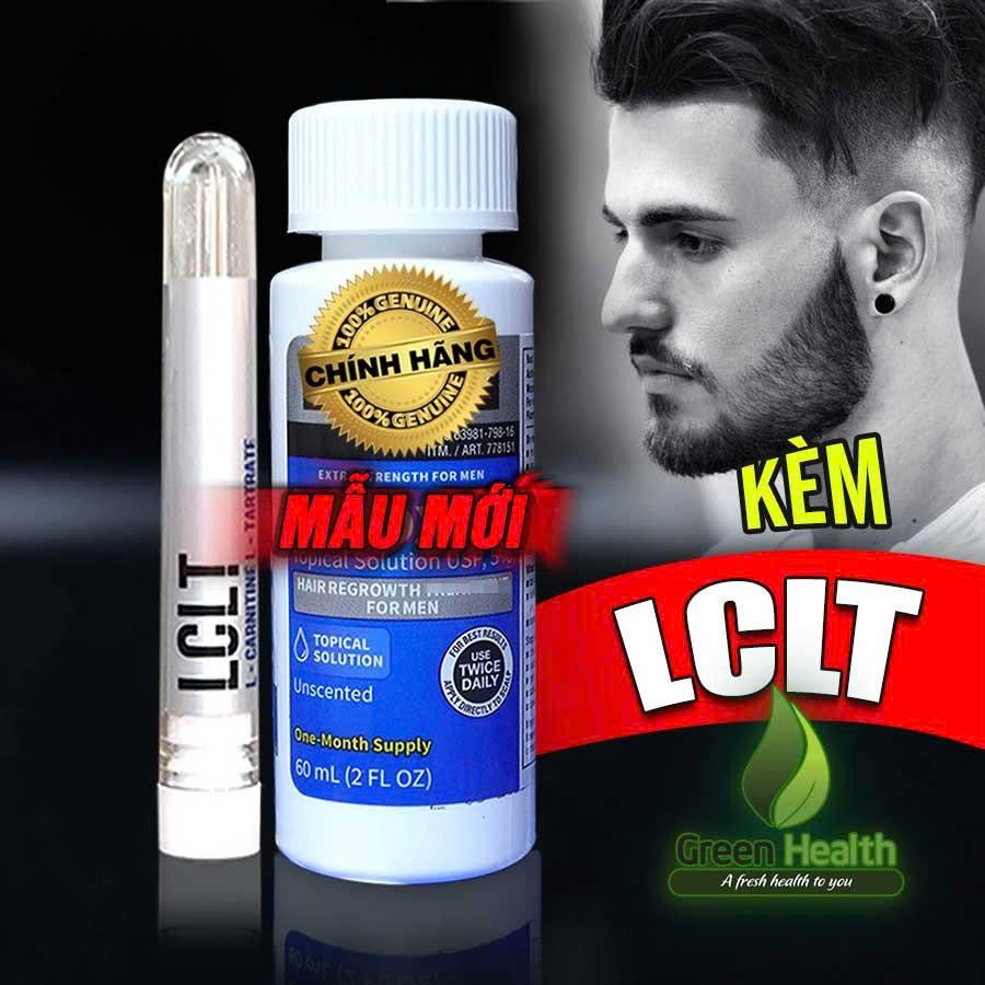Minoxidil 5% tặng LCLT Chai 60ml Xịt Mọc Tóc Mọc Râu Nhanh Hiệu Quả