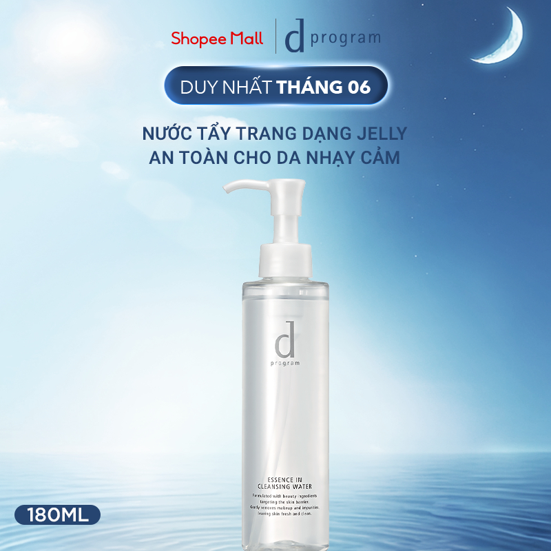 Nước tẩy trang dạng jelly d Program Cleansing Water 180ml