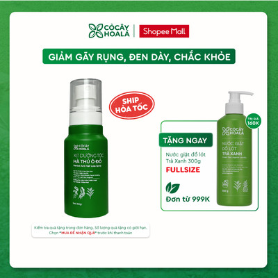 XỊT DƯỠNG TÓC THẢO DƯỢC HÀ THỦ Ô ĐỎ CỎ CÂY HOA LÁ 100G Giúp Tóc Dưỡng Ẩm, Cải Thiện Xơ Rối