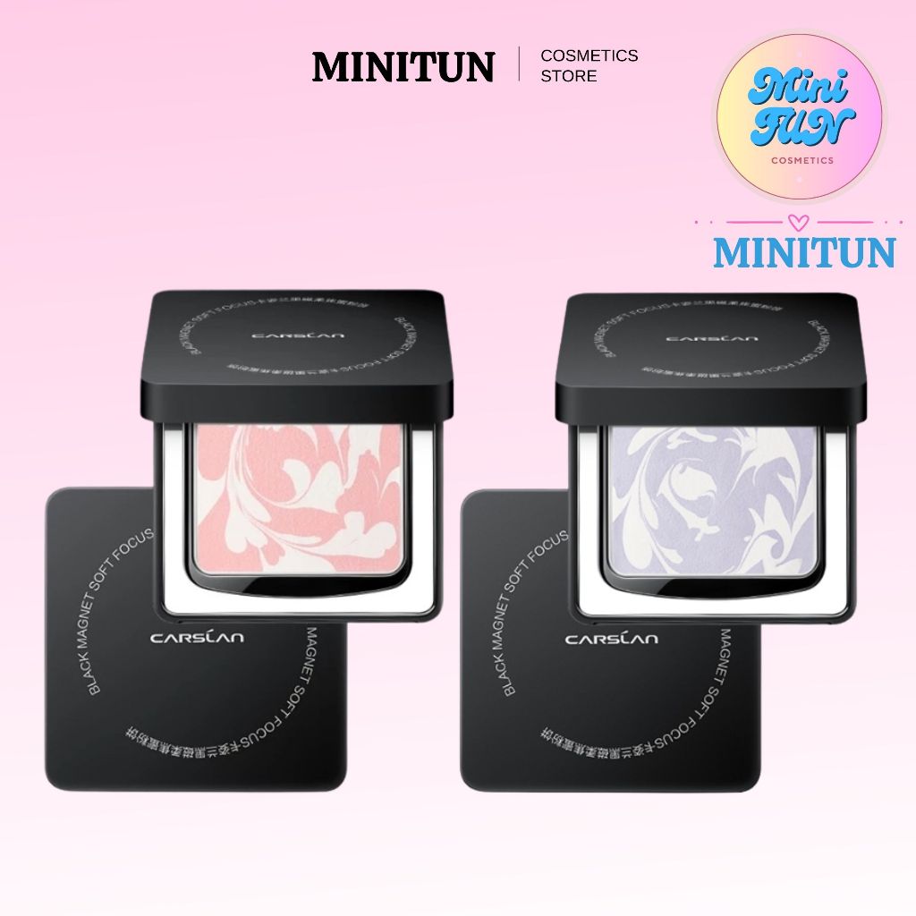 Phấn Phủ Carslan Dạng Nén Kiềm Dầu Chống Nước Lâu Trôi Ngăn Bóng Dầu 8g MiniTun