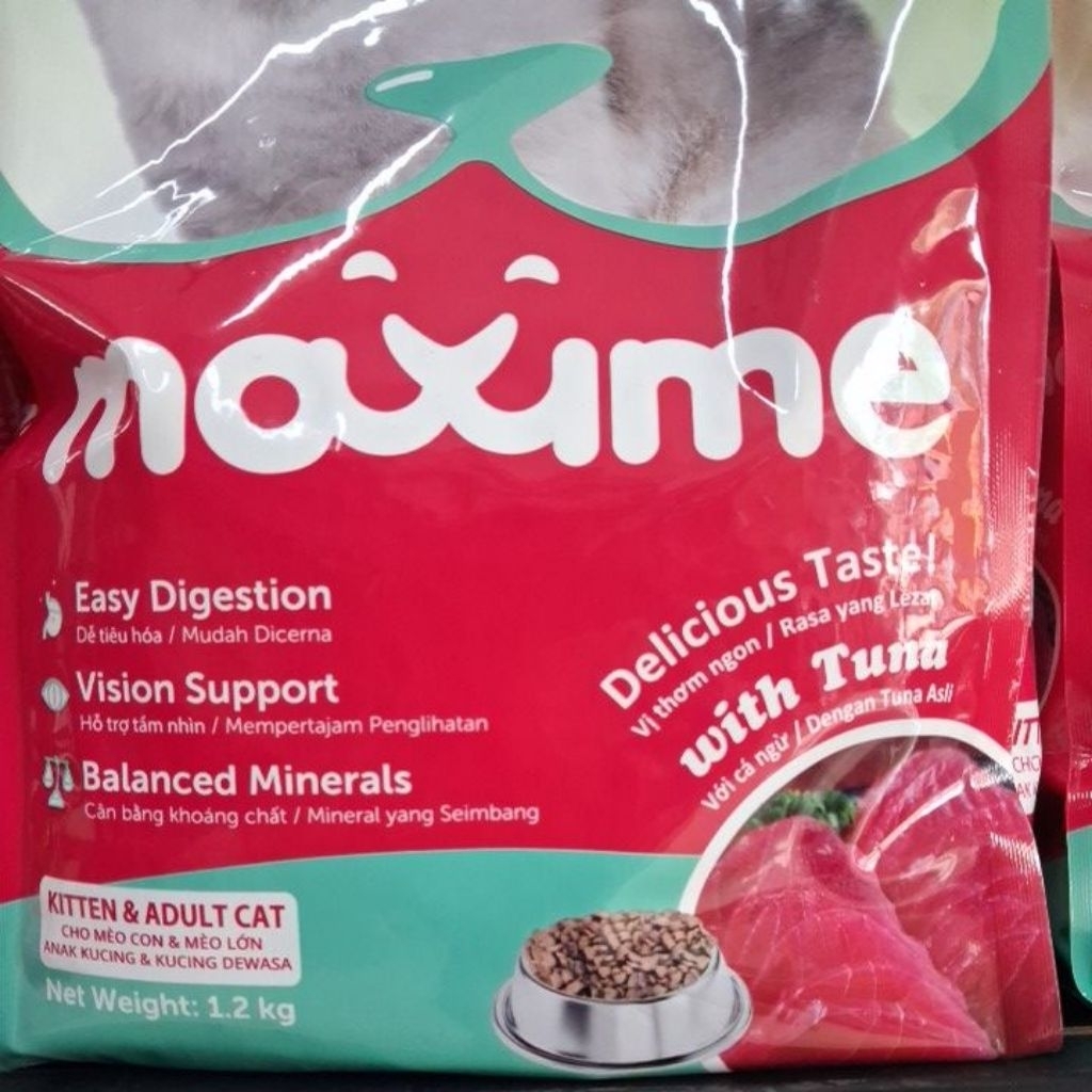 Thức ăn hạt khô cho mèo thương hiệu Maxime vị cá ngừ (Maxime Kitten & Adult Cat with Tuna)