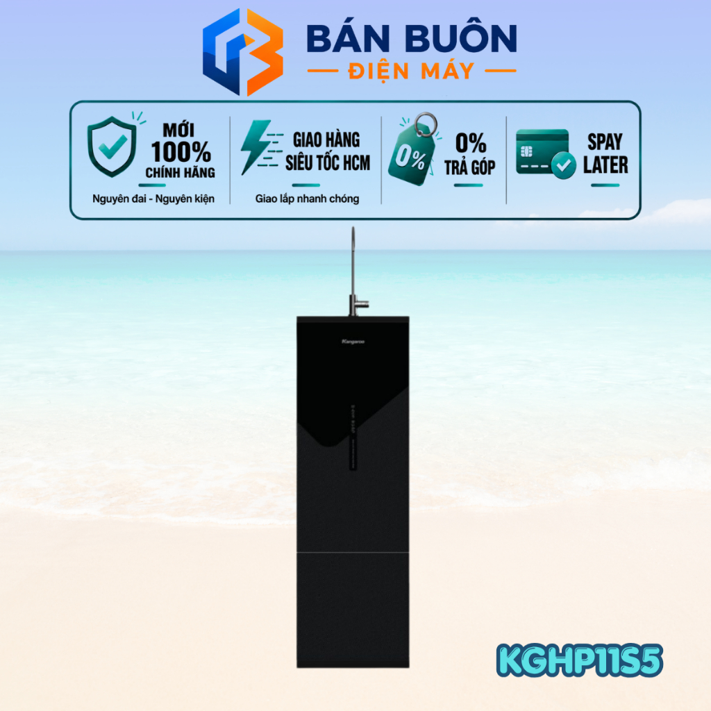 Máy lọc nước Kangaroo Hydrogen Infinity 11 lõi KGHP11S5 - Máy lọc nước RO tủ đứng Slim tràn viền