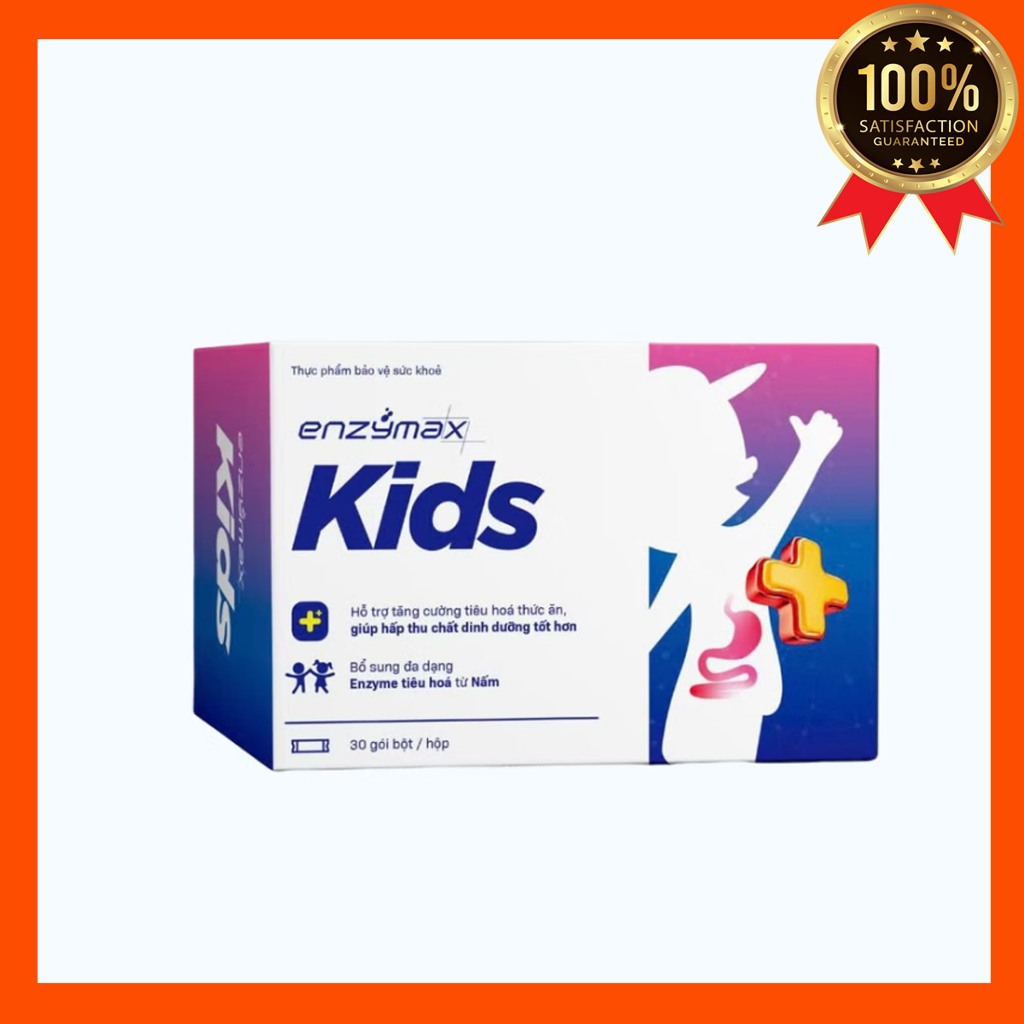 Giúp Bé Hấp Thu Chất Dinh Dưỡng Enzymax Kids Indusen (Hộp 30 Gói/2 Gram)