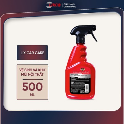 Nước vệ sinh và khử mùi nội thất oto Lix car care 500ml - 00160