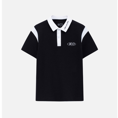[BOO x SVIP] Áo Polo BOO Có Cổ Dáng Regular Phối Logo Nổi Bật Chất Liệu Pique Can Tay Phối Màu Trẻ Trung