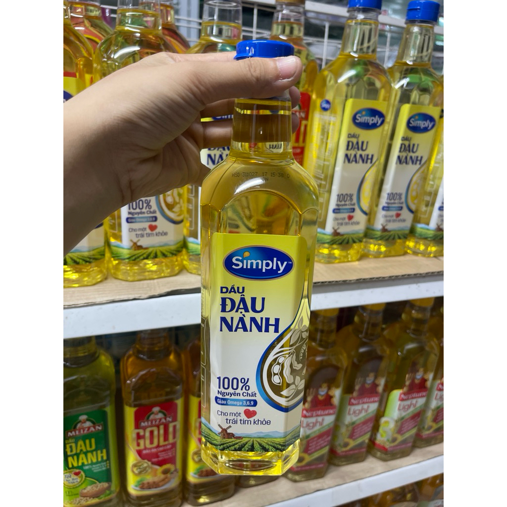 dầu ăn simply-mezan-simply gạo lứt.mezan gold 1lít
