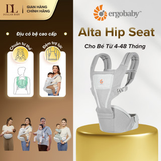 Địu Em Bé Trợ Lực Ergobaby Alta Hip Seat - Tốt Cho Hông, Vải SoftFlex™ Thoáng Khí - Chính Hãng Mỹ