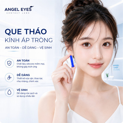 Cây tháo gỡ kính áp tròng cứng Ortho-K nhãn hiệu Angel Eyes | Que tháo kính áp tròng cứng đeo ban đêm