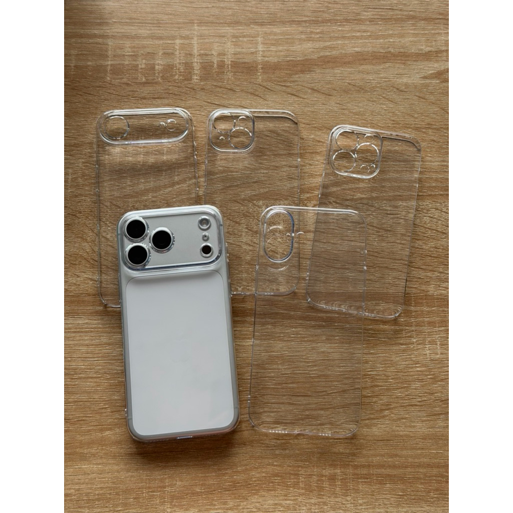 ỐP LƯNG TRONG SUỐT VIỀN MỎNG DÀNH CHO IPHONE 13 14 15 16 17 (Thường /pro/promax/plus/Air)