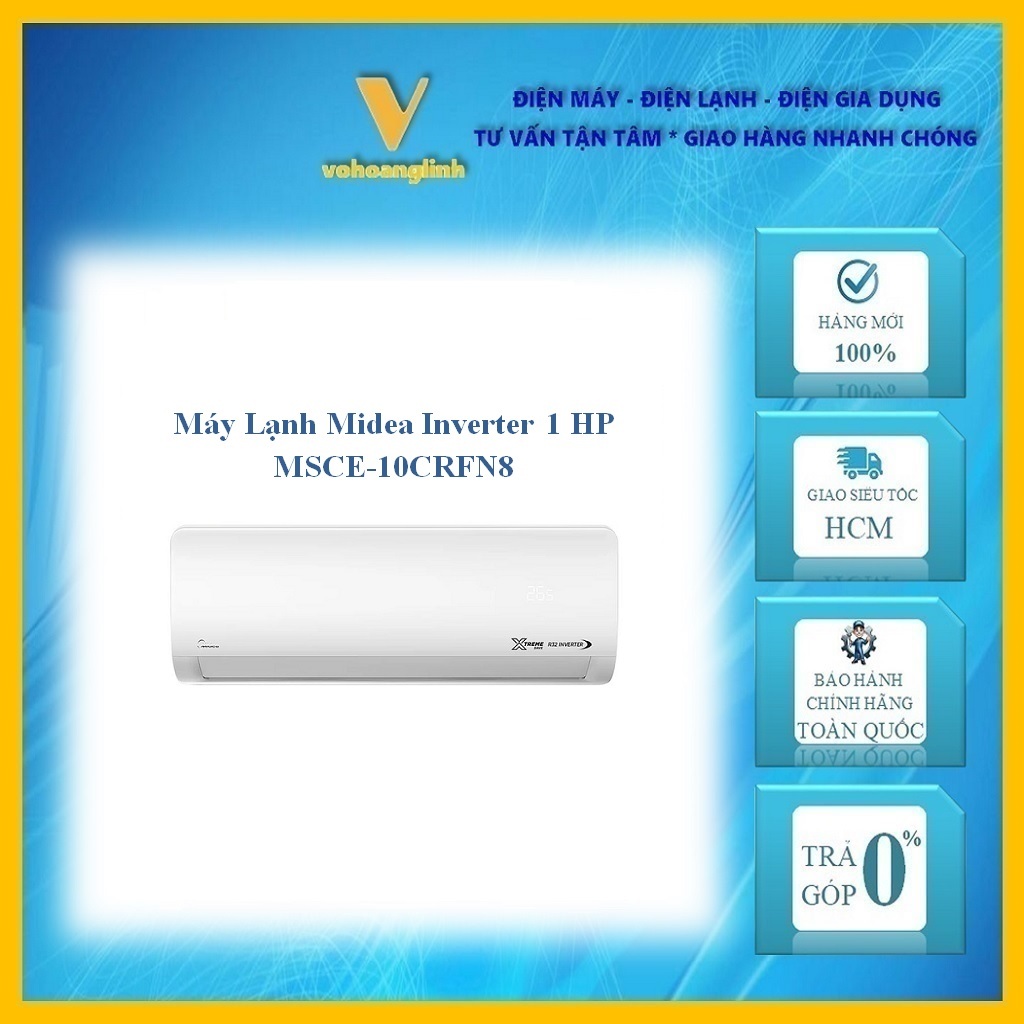 Máy Lạnh Midea Inverter MSCE-10CRFN8 1 HP Model 2025