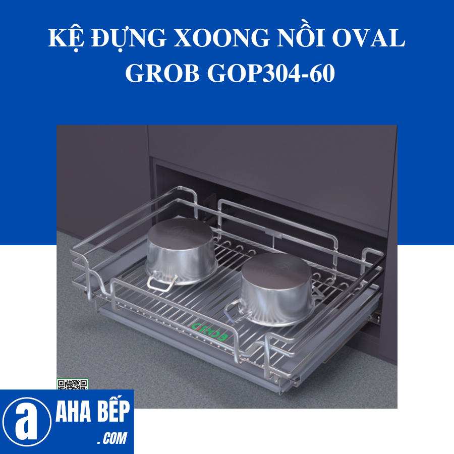 KỆ ĐỰNG XOONG NỒI OVAL GROB GOP304-60