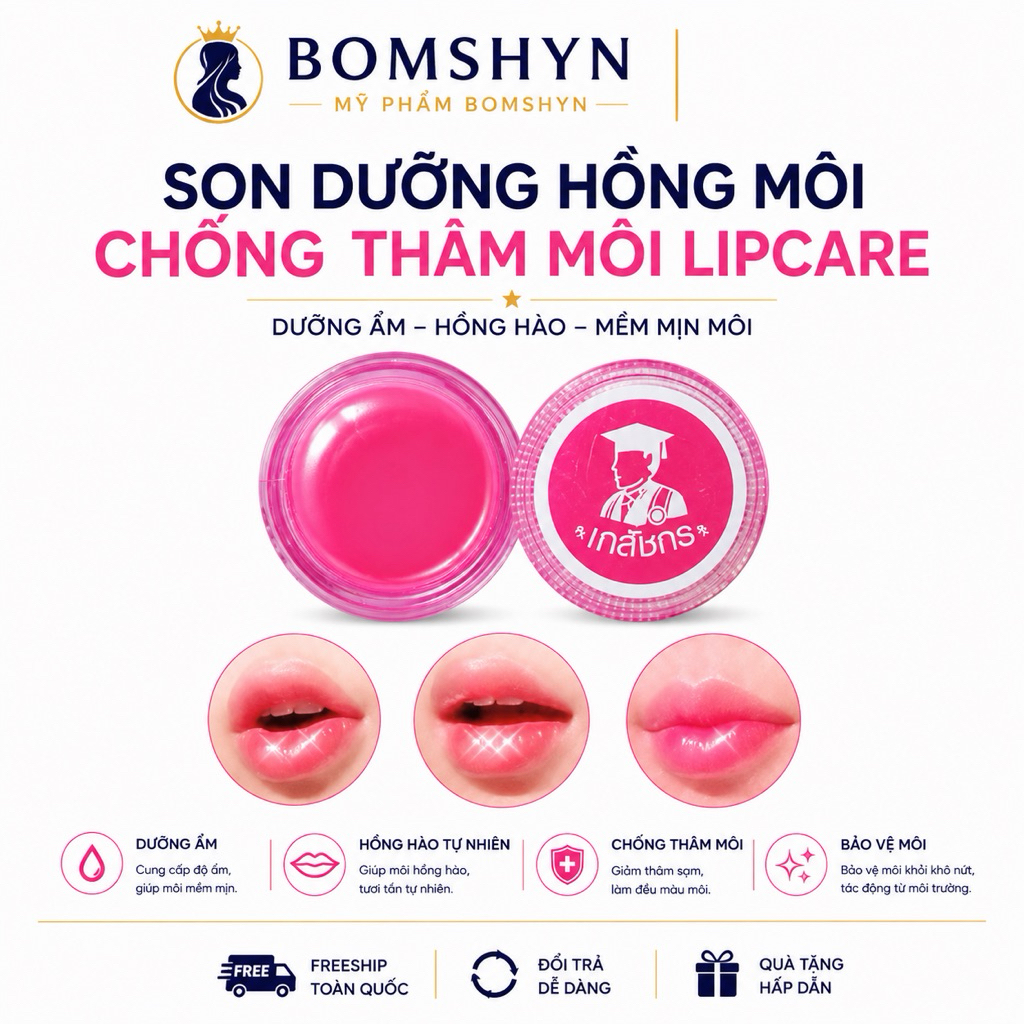 Son dưỡng chống thâm làm hồng môi Lip care Nội địa thái lan