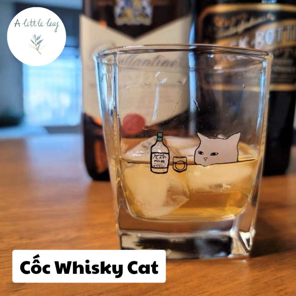 Cốc Whisky Cat