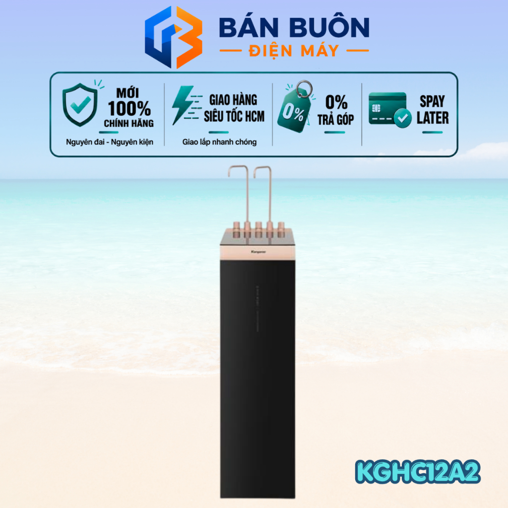 KGHC12A2 Máy lọc nước Kangaroo Sumire Hydrogen ion kiềm nóng lạnh KGHC12A2