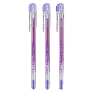 (Hộp 12 cây) Bút Gel nắp đậy Zero Dong-A ngòi 0.38mm, nét mảnh - mực Xanh - Tím - Đỏ - Đen