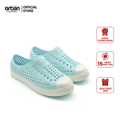 Giày Lười Unisex URBAN FOOTPRINT Eva Phylon D2001 Cam Nhạt - Xanh Nhạt