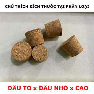 [Gói 5/10 cái] Nút gỗ ép , nút gỗ bần, nút chai thủy tinh trang trí thủ công [nguyên liệu handmade]