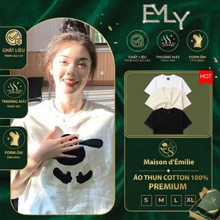 Áo Phông Unisex Nam Nữ Oversize Áo Thun Nữ Form Rộng Local Brand Cotton 100% Basic Premium Vải Dày Dặn Co Giãn Mềm Mát
