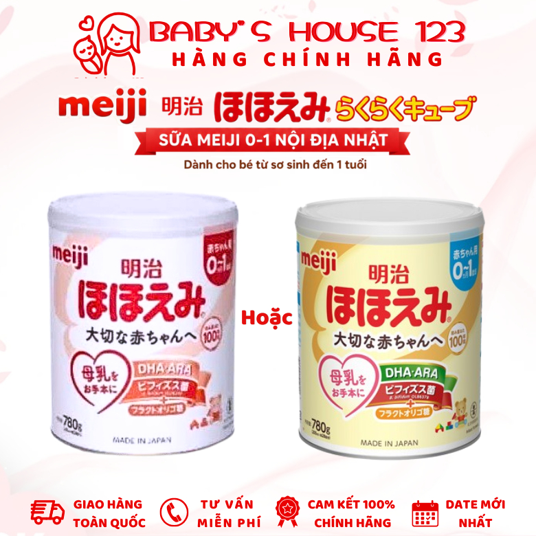 Sữa Meiji Số 0 / Meiji 0-1 / Meiji Thanh 0 / Meiji Thanh 0-1 Nội Địa Nhật Cho Bé Từ Sơ Sinh Đến 1 Tu