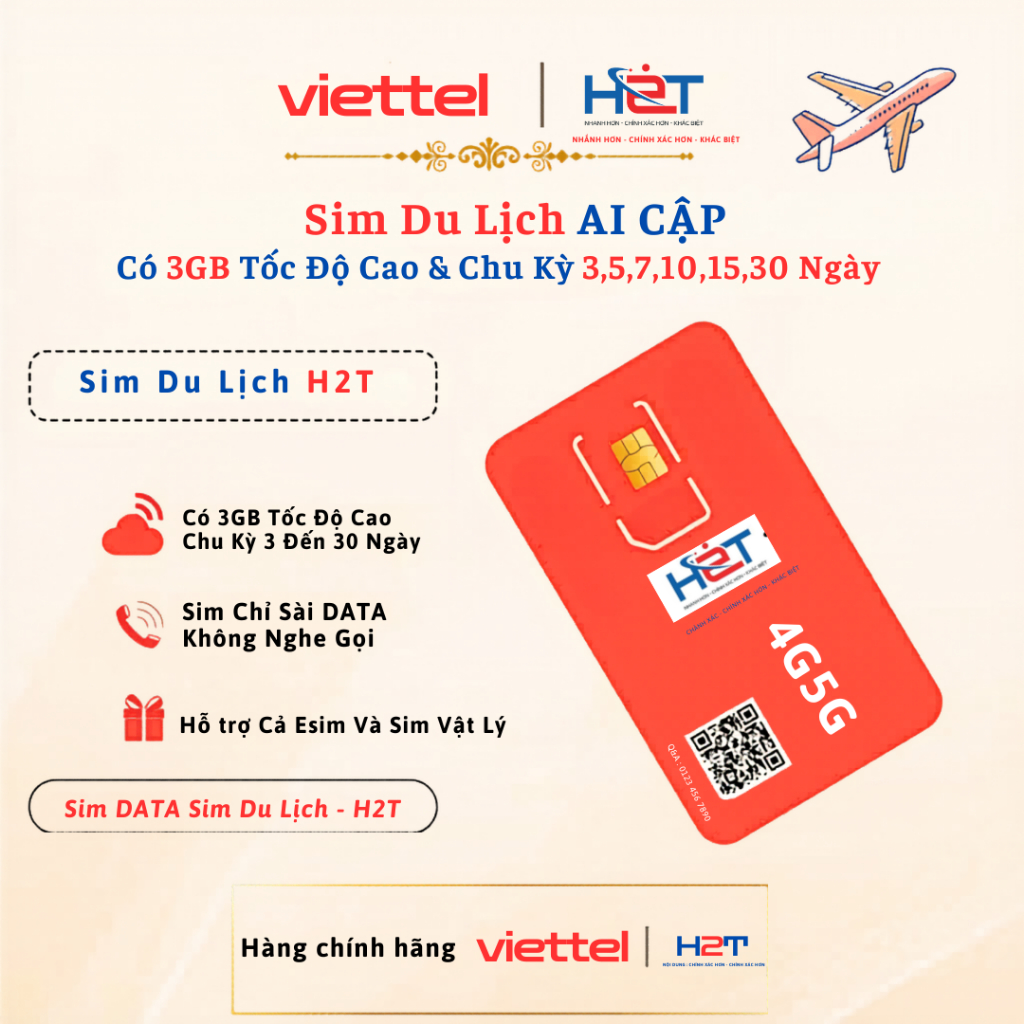 Sim Data Sim Du Lịch Ai Cập Có 3Gb/Ngày & Chu Kỳ 3 Ngày Đến 30 Ngày