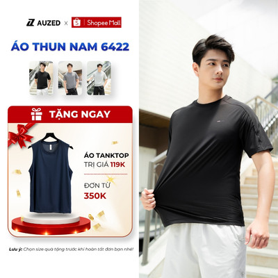 [MỚI] Áo Thun Thể Thao Nam AUZED Regular Cổ Tròn, Áo Thun Lạnh Nam Co Giãn, Thoáng Mát 6422