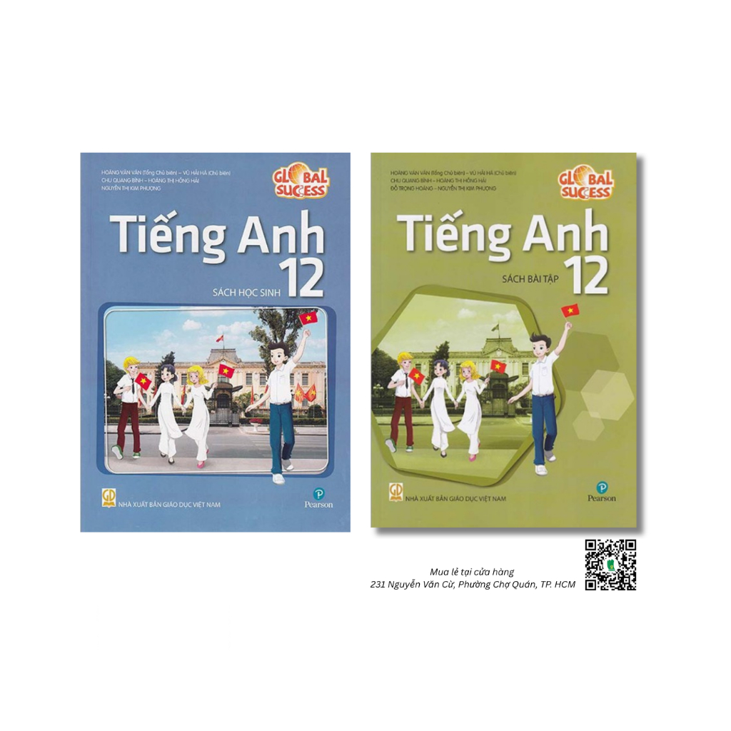 [Combo 2] Sách học sinh tiếng Anh 12 Global success + Sách bài tập tiếng Anh 12 Global success