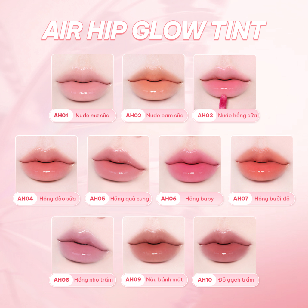 [MỚI] Son Tint Black Rouge Air Hip Glow Tint - 4.2g | BigBuy360 - bigbuy360.vn