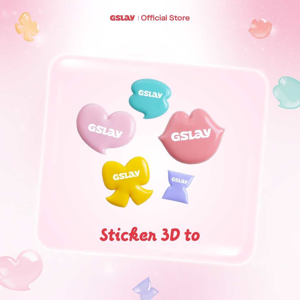 [QUÀ TẶNG] Sticker 3D phồng GSLAY (Large size)