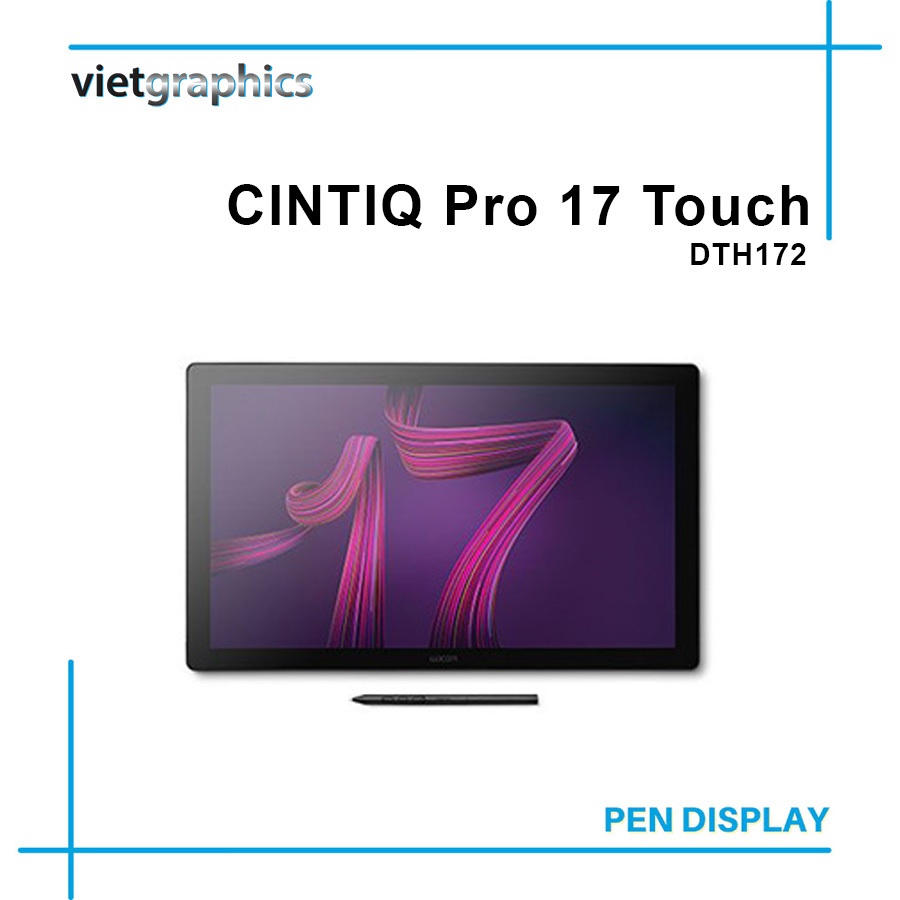 Bảng vẽ Wacom Cintiq Pro 17 Touch (4K)