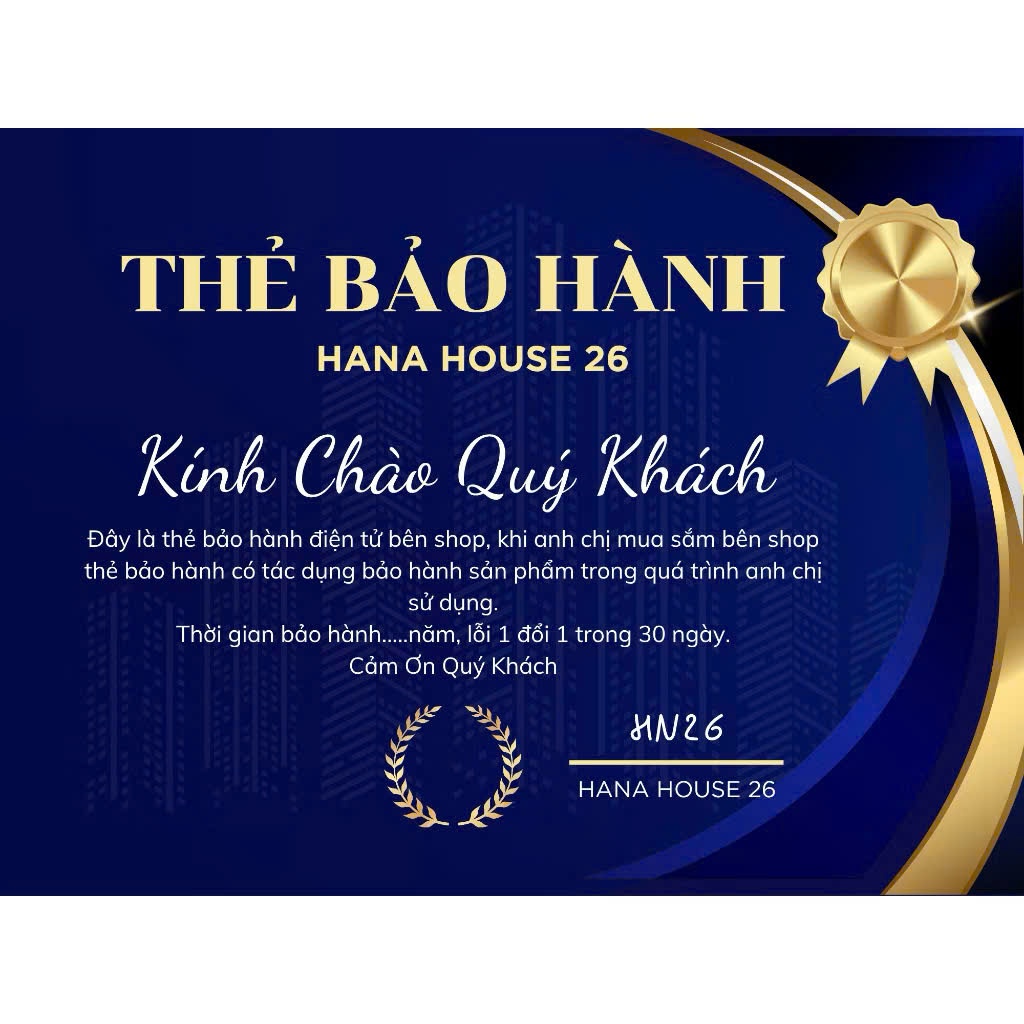 Thẻ bảo hành từ sản phẩm khi mua hàng
