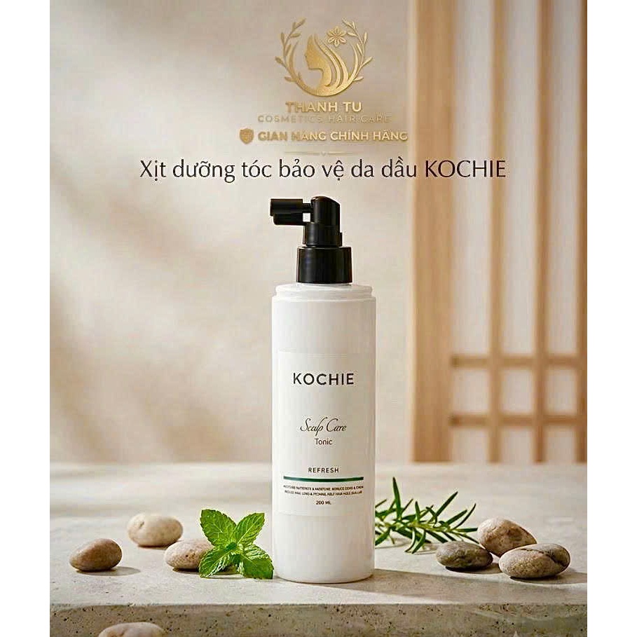 Xịt dưỡng tóc bảo vệ da đầu Kochie Scalp Tonic 200ML / Thanh Tú Hair store – Gian hàng chính hãng.