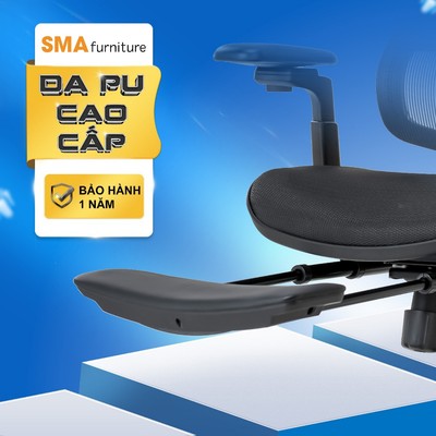 Gác chân ghế SMA Furniture, chọn gác chân phù hợp cho ghế Lumbar/Caster/Mirai pro, tải trọng 30kg