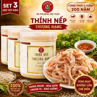 Combo 3 Hộp Thính Nếp Thượng Hạng 350g Bu Phương Ẩm Thực Làm Các Món Nem Cuốn Gói Ngon