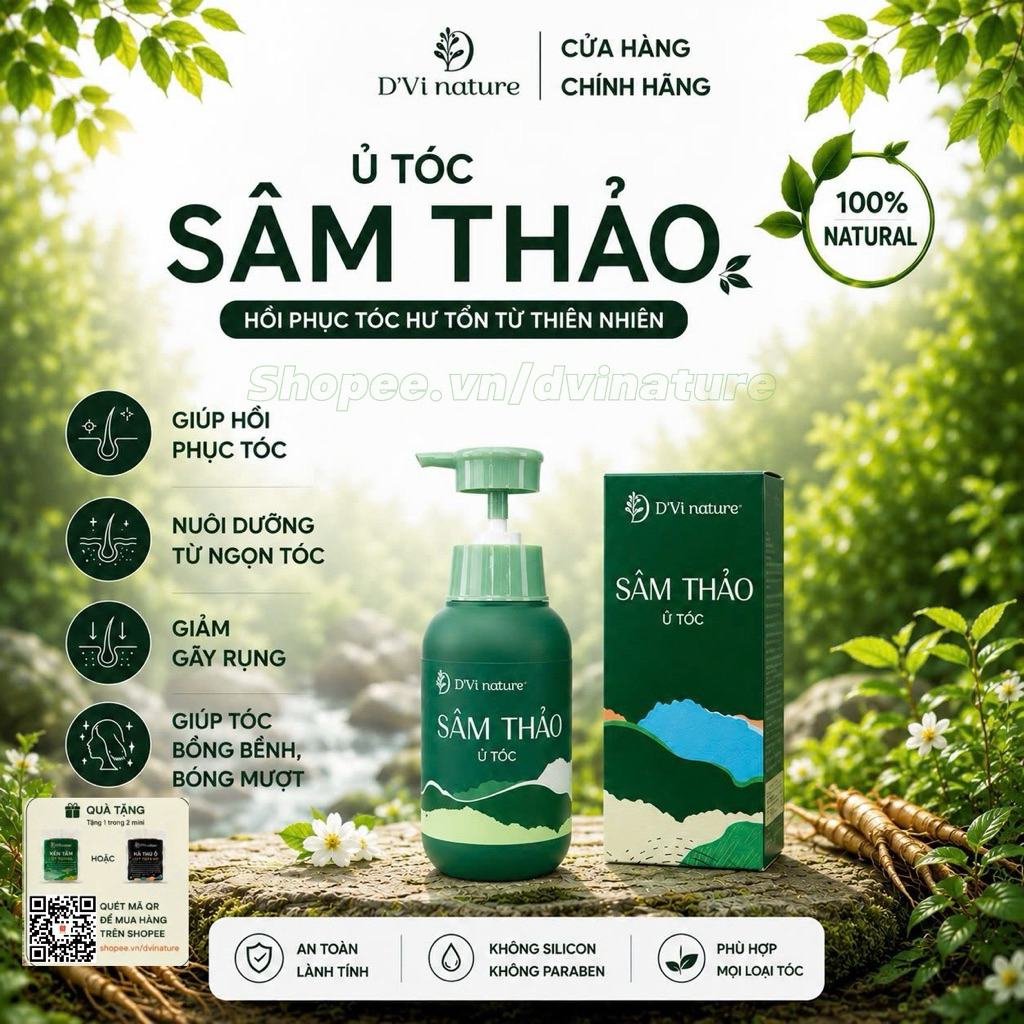 Ủ Tóc Sâm Thảo D'Vi Nature