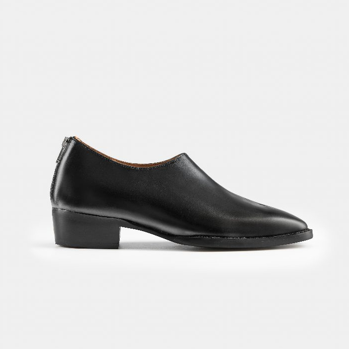 Giày tây FANGY - Loafer Tabi Black Leather