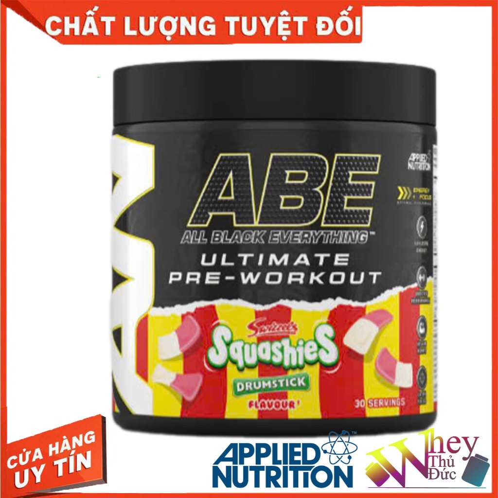 ABE Ultimate Pre-Workout 30 Servings Bubble Gum – Tăng Sức Bền, Tăng Pump Cơ & Tập Trung