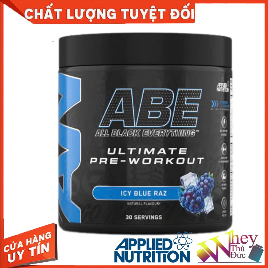 ABE Ultimate Pre-Workout 30 Servings Sour Apple – Tăng Sức Bền, Tăng Pump Cơ & Tập Trung
