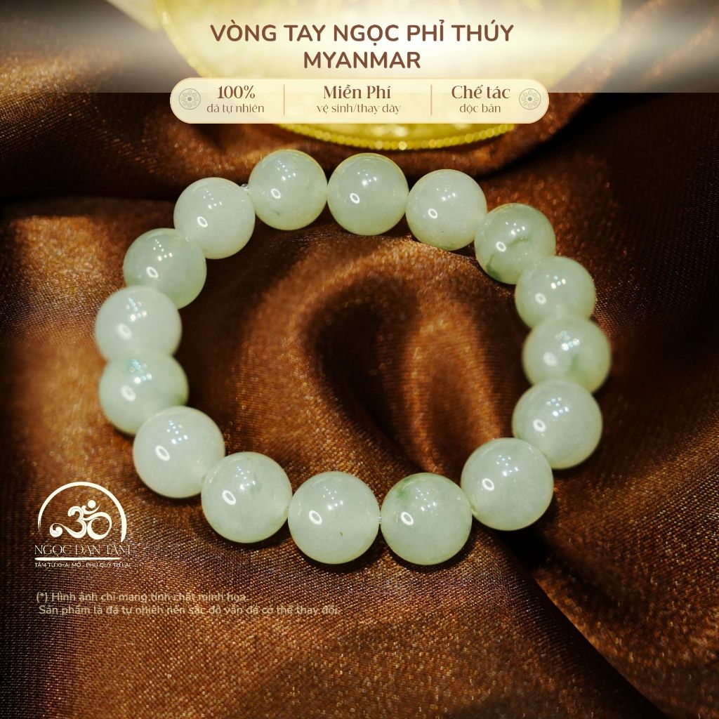 Ngọc Đan Tâm - Vòng Tay Ngọc Phỉ Thúy Myanmar (LIULAB 822942)