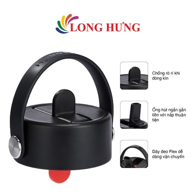 Nắp bình giữ nhiệt Hydro Flask Wide Straw Cap - Hàng chính hãng