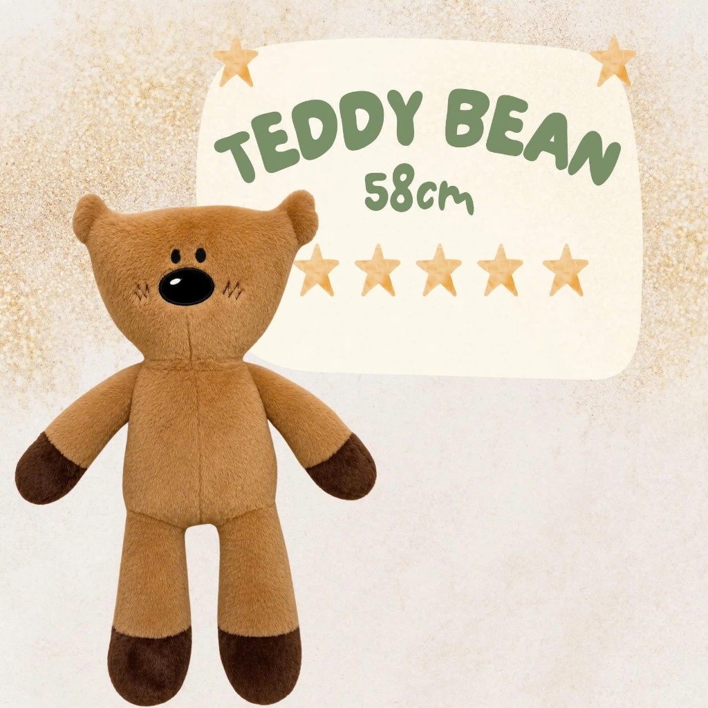 Gấu bông Teddy Mr Bean 58cm hot trend thú nhồi bông mềm mịn quà tặng - DIỄM TRÚC STORE