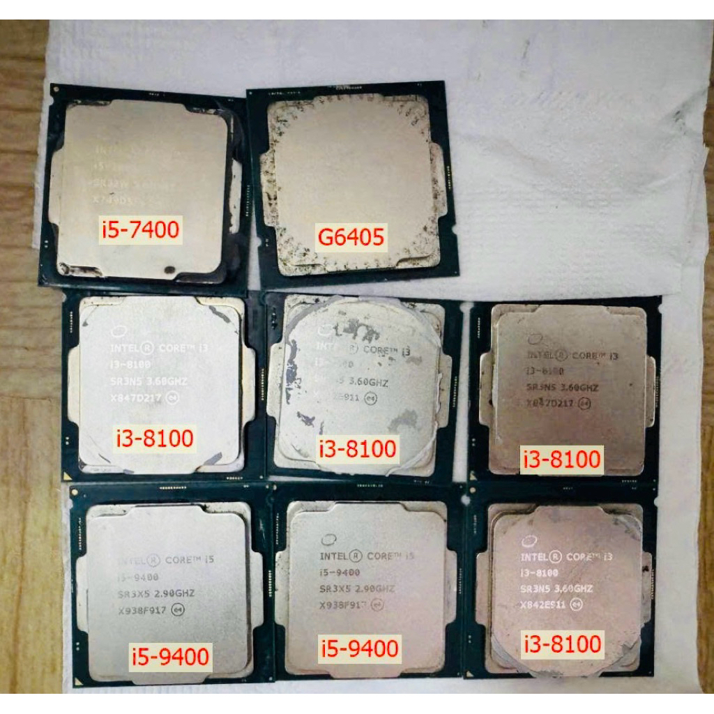 [ Cũ ] CPU intel  I3 i5 thế Hệ 7 8 9
