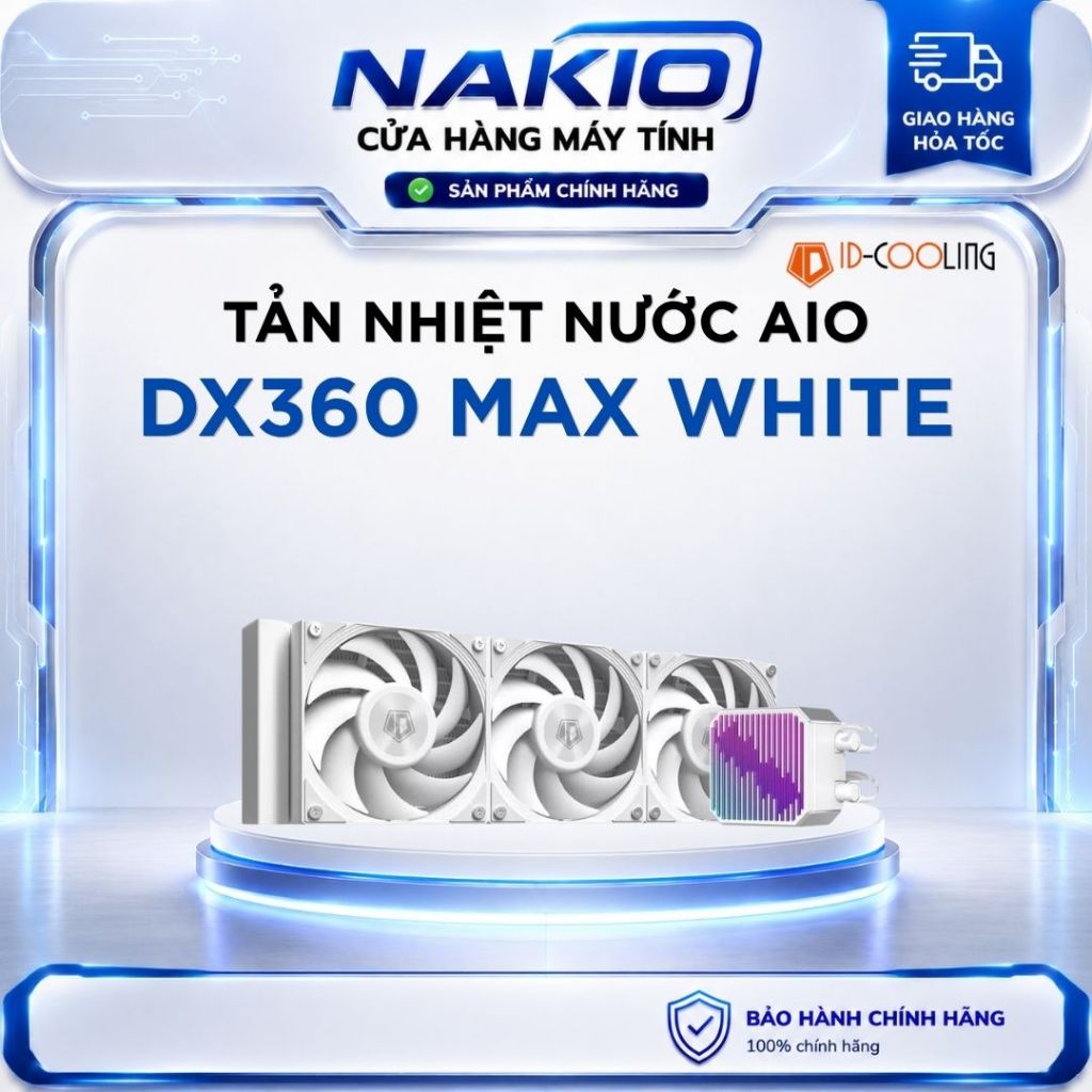 Tản nhiệt nước ID-COOLING DX360 MAX WHITE